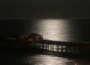 Pier by Moonlight by Gemma Shaw